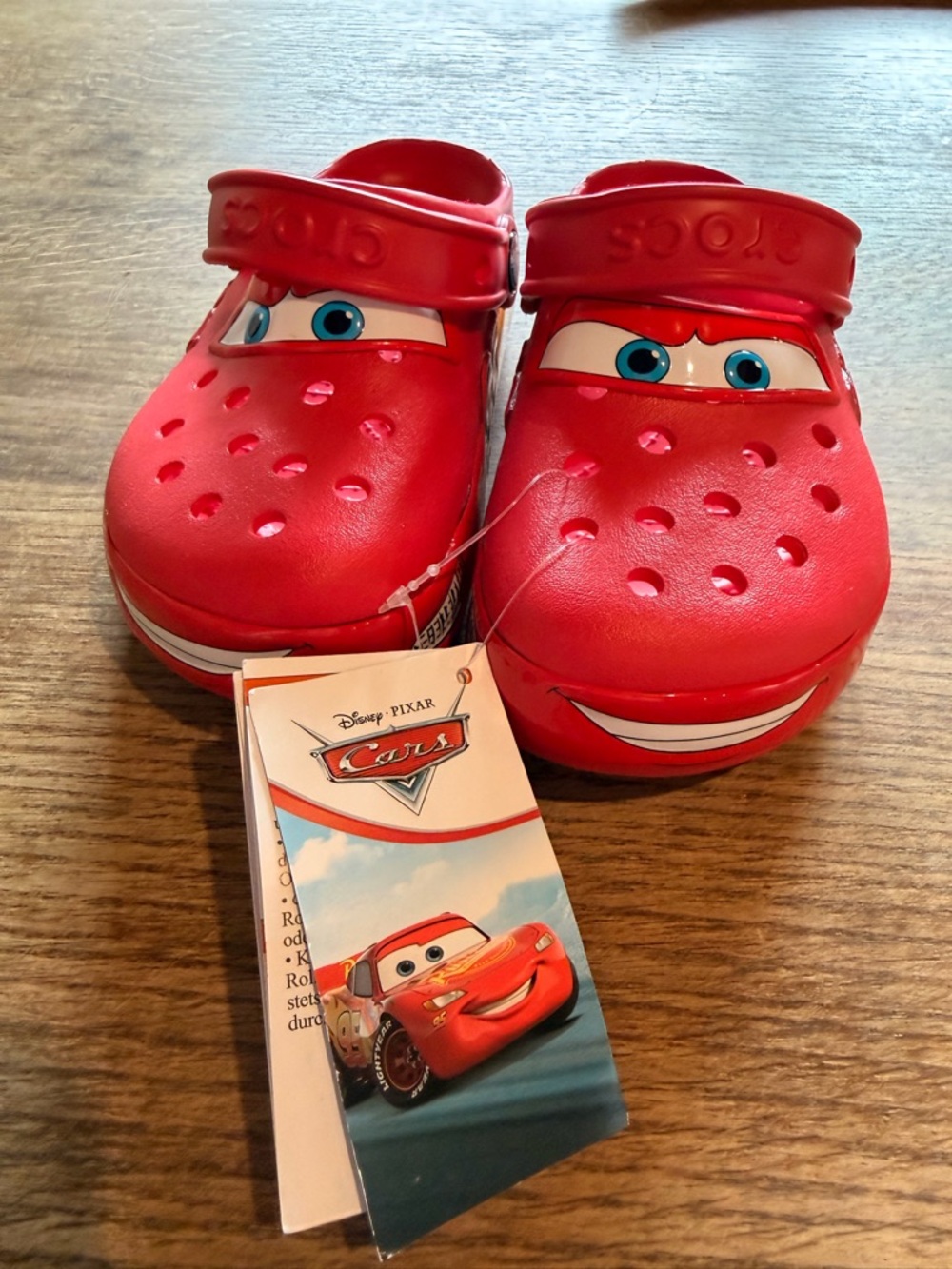 Cars Red Lightning McQueen Kids Crocs